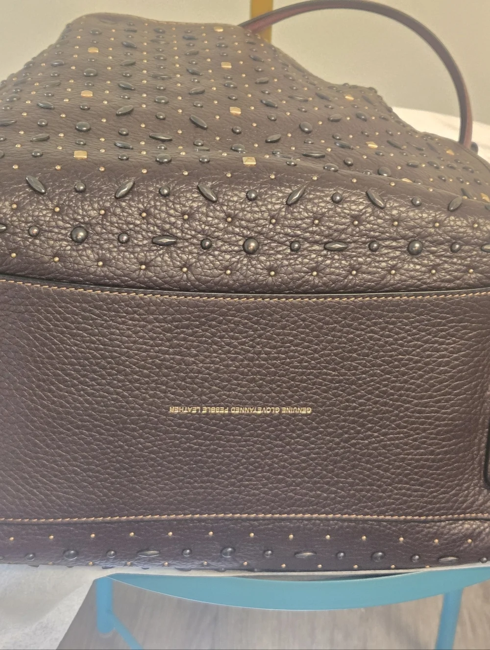 Coach ROGUE 30 Oxblood With Rivets - Picture 9 of 16